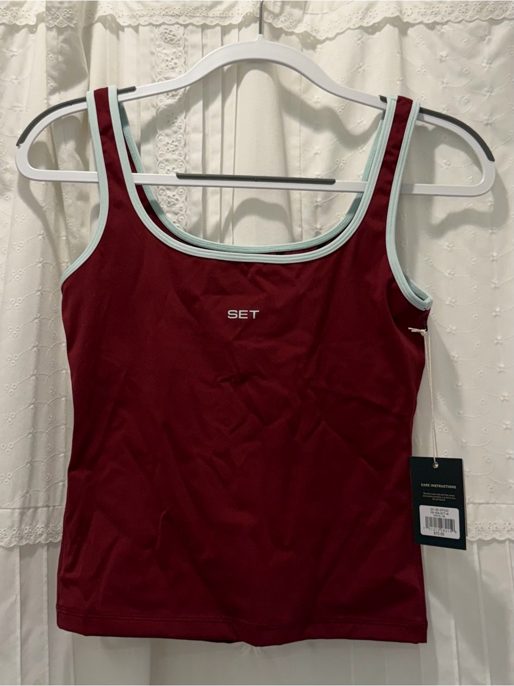SET Active Sportbody Sporty Scoop Tank in Vista - Picture 4 of 8